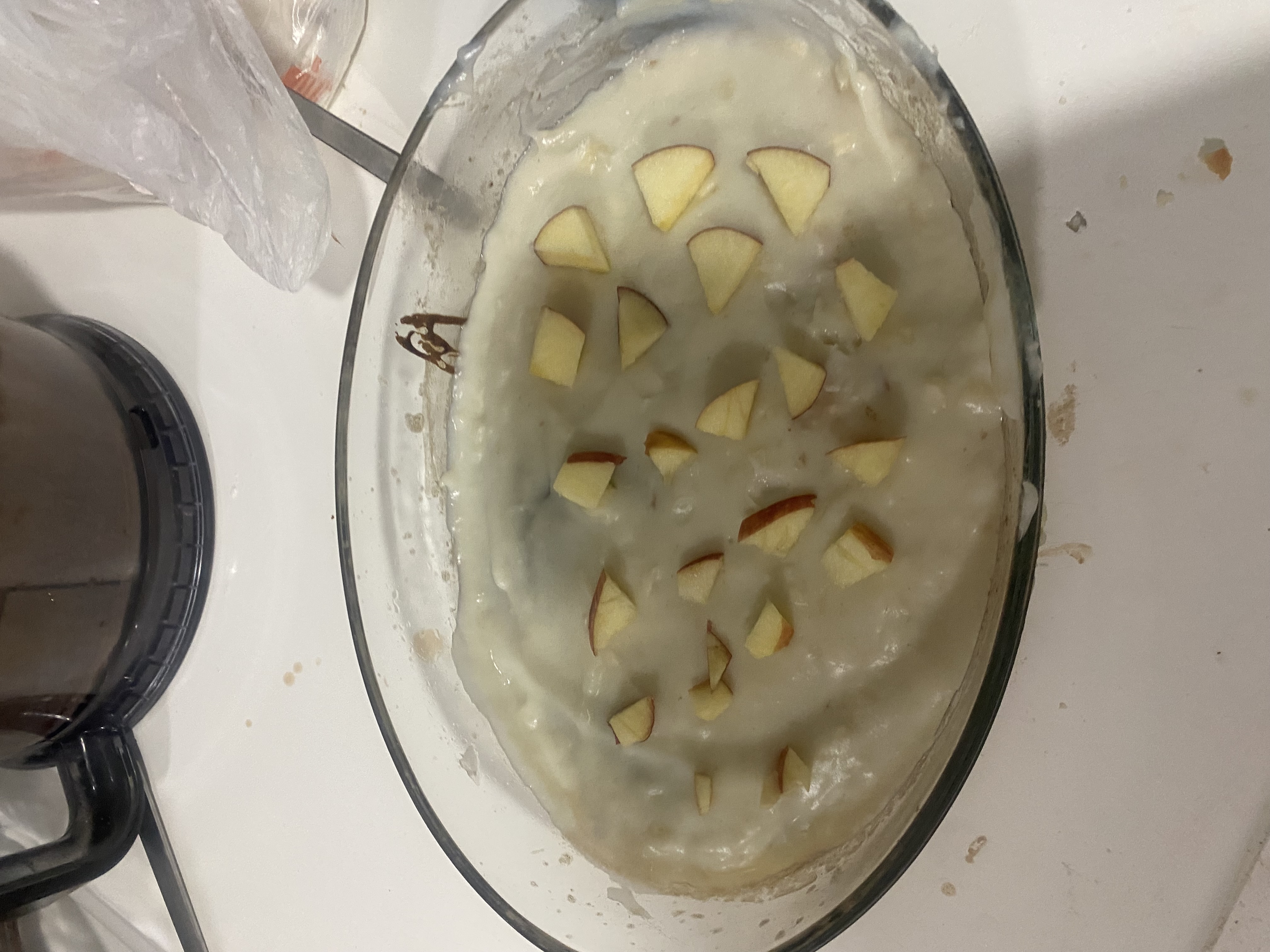 Muhallebili elmalı Browni 